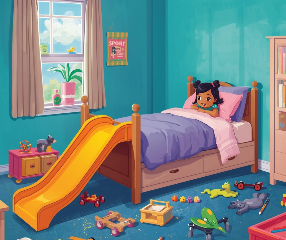 Kinderbett mit Rutsche – Spiel, Schlaf und Freude im Kinderzimmer